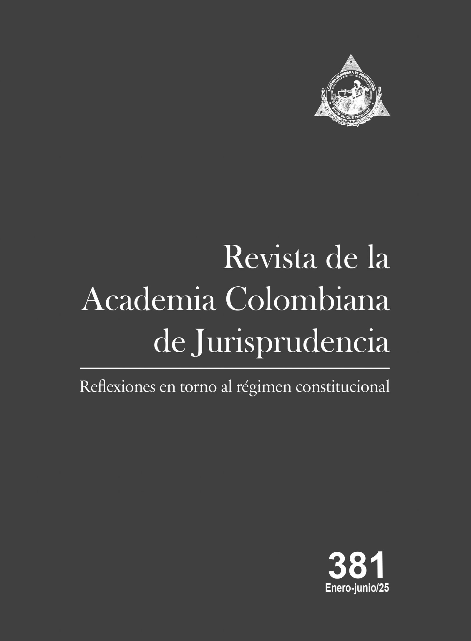 Revista de la Academia Colombiana de Jurisprudencia n.º 381